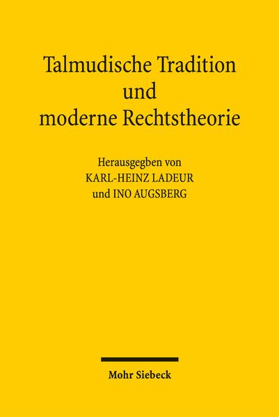Produktbild: Talmudische Tradition und moderne Rechtstheorie