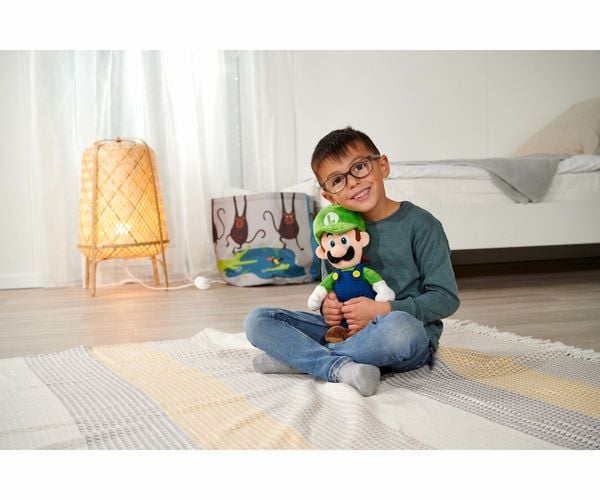 Produktbild: Super Mario Luigi Pl&uuml;sch, 30cm