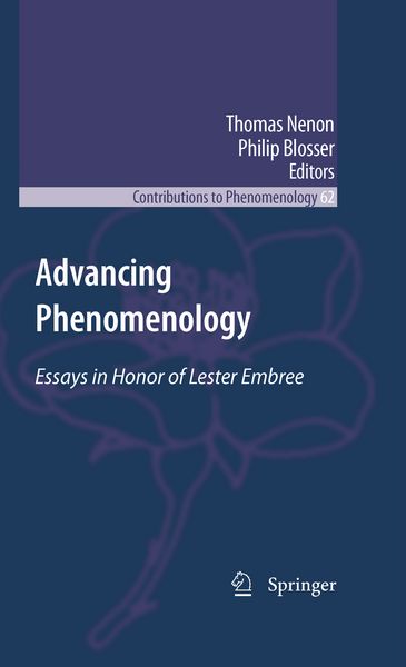 Produktbild: Advancing Phenomenology
