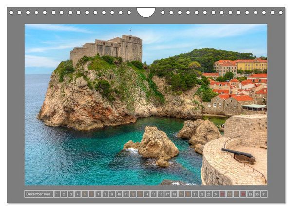 Produktbild: Croatia Dreamland on the Adriatic Sea (Wall Calendar 2026 DIN A4 landscape), CALVENDO 12 Month Wall Calendar
