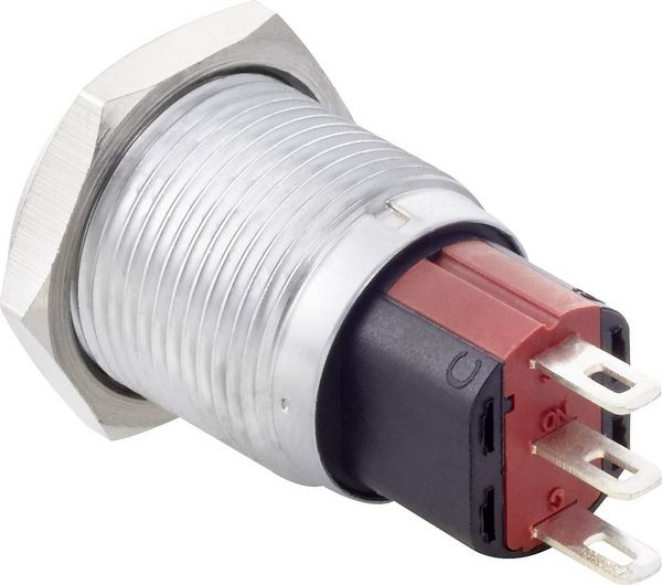 TRU COMPONENTS 701931 LAS2GQF-22/N/P Pulsante Antivandalo 250 V/AC 3 A 2 X On On Tru Components Las2gqf 22 N P Momentaneo 1 Pz 4975049