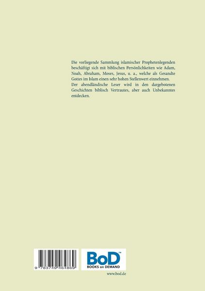 Produktbild: Prophetenlegenden des Islam