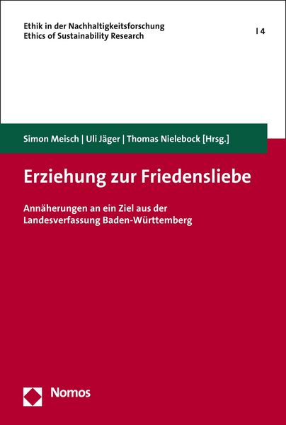 Produktbild: Erziehung zur Friedensliebe