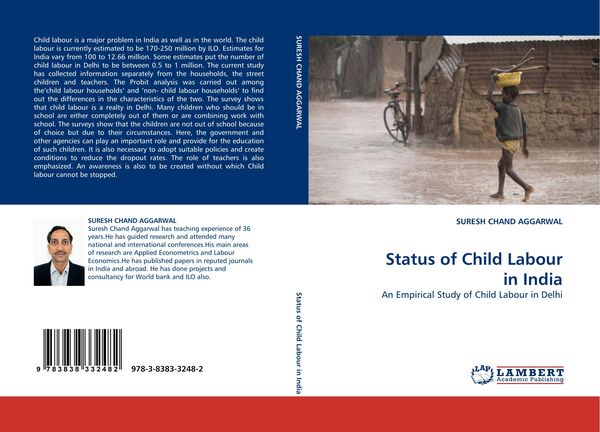 Produktbild: Status of Child Labour in India