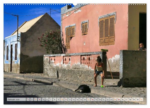 Produktbild: Cabo Verde - Inseln voller Farbe, Licht und Lebendigkeit (hochwertiger Premium Wandkalender 2026 DIN A2 quer), Kunstdruck in Hochglanz