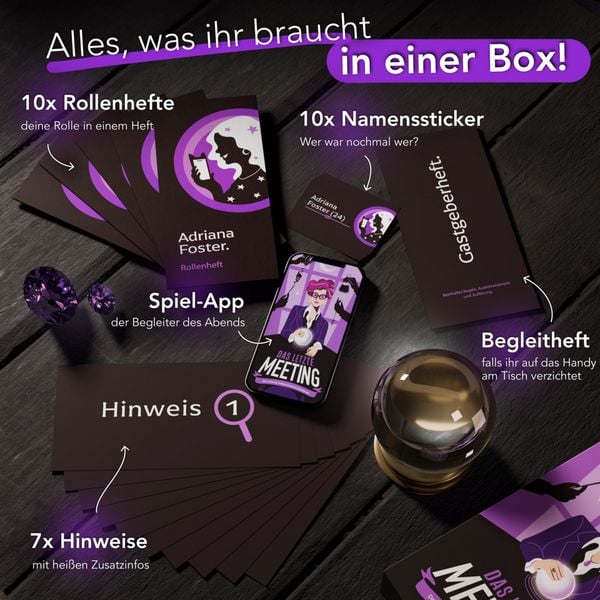 Produktbild: CRIMECASES Krimidinner: Das letzte Meeting
