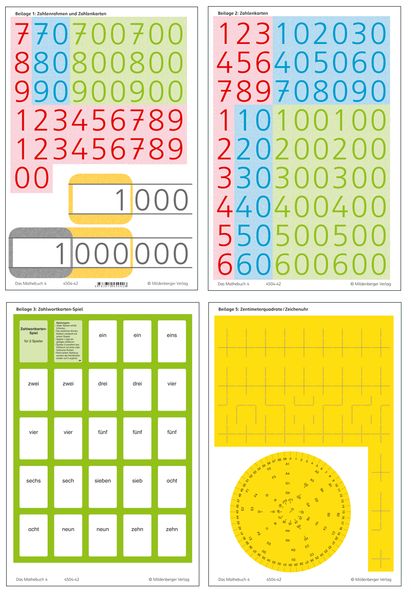 Produktbild: Das Mathebuch 4 &ndash; Arbeitsbeilagen (identisch mit 978-3-619-45442-6)