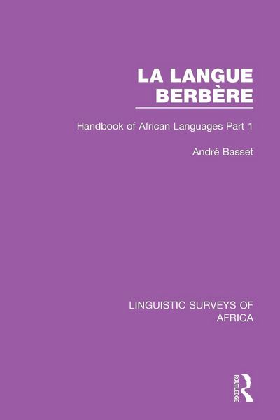 Produktbild: La Langue Berb&egrave;re