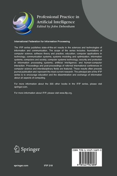 Produktbild: Professional Practice in Artificial Intelligence