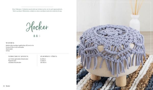 Produktbild: Makramee &ndash; Die gro&szlig;e Projektsammlung mit &uuml;ber 55 Anleitungen