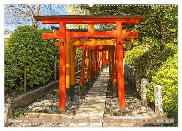 Produktbild: Meditationen im Zen-Garten (hochwertiger Premium Wandkalender 2026 DIN A2 quer), Kunstdruck in Hochglanz