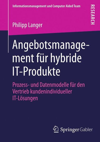 Produktbild: Angebotsmanagement f&uuml;r hybride IT-Produkte