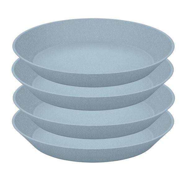 Koziol Tiefer Teller 24 cm 4er-Set CONNECT PLATE