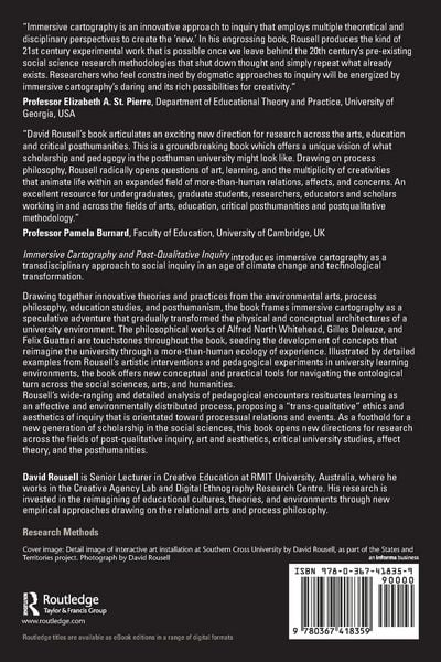 Produktbild: Immersive Cartography and Post-Qualitative Inquiry
