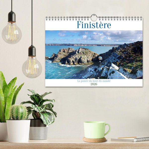 Produktbild: FINISTERE La pointe du bout du monde (Calendrier mural 2026 DIN A4 vertical), CALVENDO calendrier mensuel