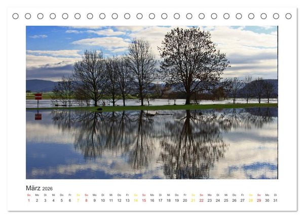 Produktbild: Weserbergland Impressionen (Tischkalender 2026 DIN A5 quer), CALVENDO Monatskalender