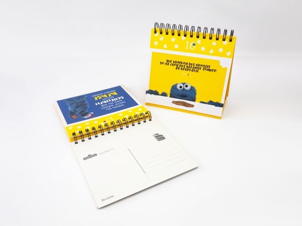 Produktbild: Kr&uuml;melmonsters kr&uuml;meliger Adventskalender. 24 Postkarten f&uuml;r die Weihnachtszeit (Advents-Postkartenaufsteller)