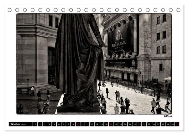 Produktbild: Manhattan Memories - Erinnerungen an New York (Tischkalender 2027 DIN A5 quer), CALVENDO Monatskalender
