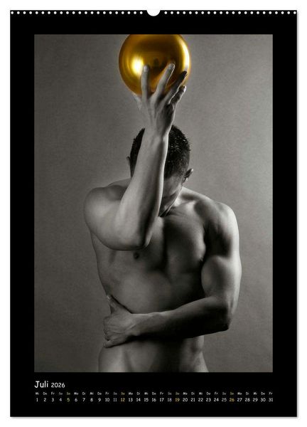 Produktbild: Golden Ball - M&auml;nner Akte (hochwertiger Premium Wandkalender 2026 DIN A2 hoch), Kunstdruck in Hochglanz