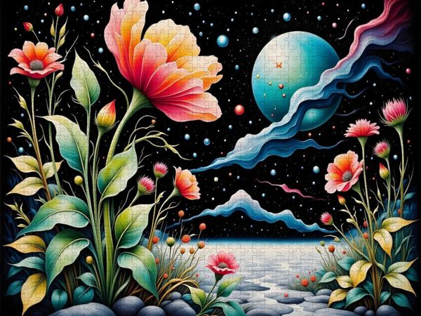Produktbild: CALVENDO Puzzle Bl&uuml;tenmelodie | 2000 Teile Lege-Gr&ouml;&szlig;e 90x67cm Foto-Puzzle f&uuml;r gl&uuml;ckliche Stunden