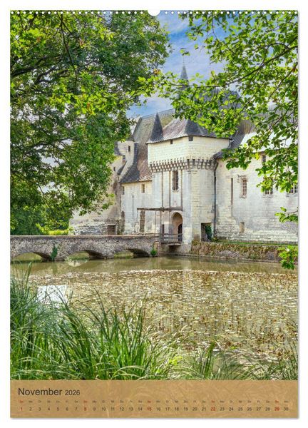 Produktbild: Die Schl&ouml;sser im Loiretal (Wandkalender 2026 DIN A2 hoch), CALVENDO Monatskalender