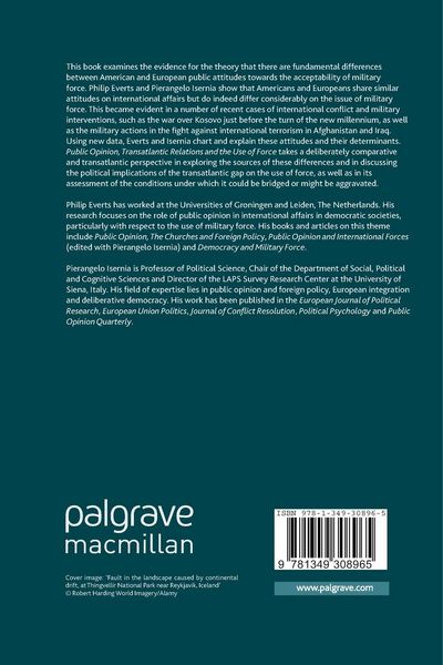 Produktbild: Public Opinion, Transatlantic Relations and the Use of Force