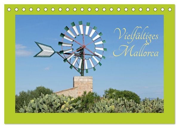 Produktbild: Vielf&auml;ltiges Mallorca (Tischkalender 2026 DIN A5 quer), CALVENDO Monatskalender