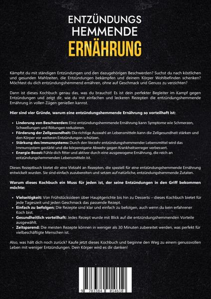 Produktbild: Entz&uuml;ndungshemmende Ern&auml;hrung