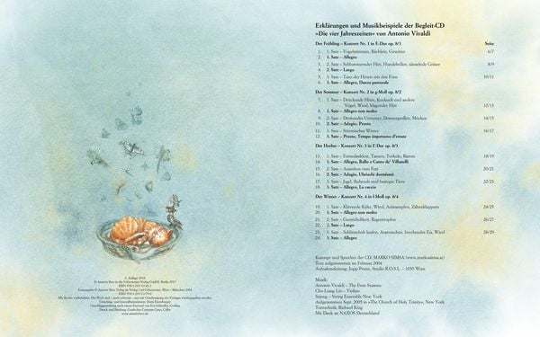 Produktbild: Die vier Jahreszeiten (Das musikalische Bilderbuch mit CD und zum Streamen)