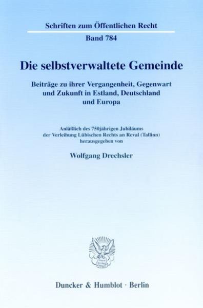Die selbstverwaltete Gemeinde., Taschenbuch von , Duncker & Humblot, 9783428096190