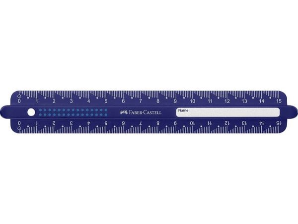 Produktbild: Faber-Castell Lineal 15 cm Dots bruchsicher