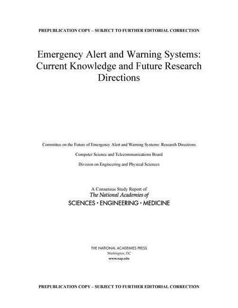 Produktbild: Emergency Alert and Warning Systems