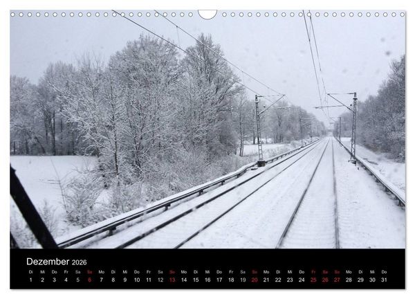 Produktbild: Lokf&uuml;hrerperspektiven (Wandkalender 2026 DIN A3 quer), CALVENDO Monatskalender