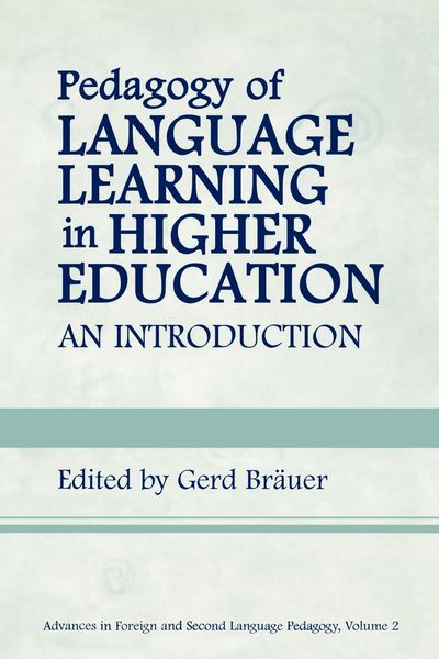 Produktbild: Pedagogy of Language Learning in Higher Education