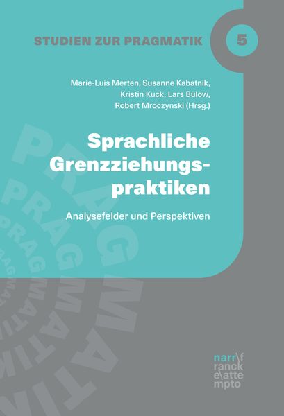 Produktbild: Sprachliche Grenzziehungspraktiken