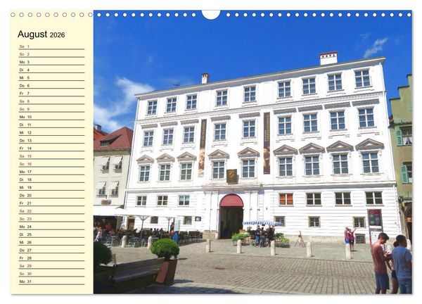 Produktbild: Landshut erleben (Wandkalender 2026 DIN A3 quer), CALVENDO Monatskalender