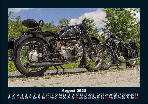 Produktbild: Motorräder 2025 Fotokalender DIN A5