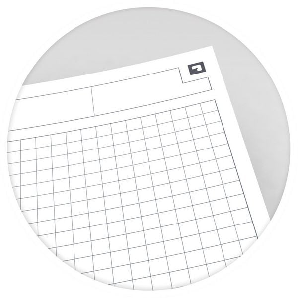 Produktbild: OXFORD Studium A4+ Polypropylen doppelspiralgebundenes Organiserbook, 5 mm kariert, 80 Blatt, SCRIBZEE&reg; kompatibel, 1 St&uuml;ck sortiert