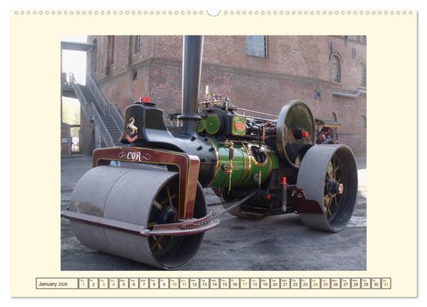 Produktbild: Steam engines (High Quality Premium Wall Calendar 2026 DIN A2 landscape),CALVENDO 12 Month Wall Calendar