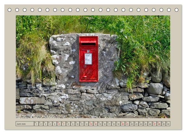 Produktbild: Sie haben Post - Briefk&auml;sten in Schottland (Tischkalender 2026 DIN A5 quer), CALVENDO Monatskalender