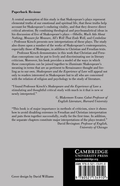 Produktbild: Shakespeare and Experience of Love