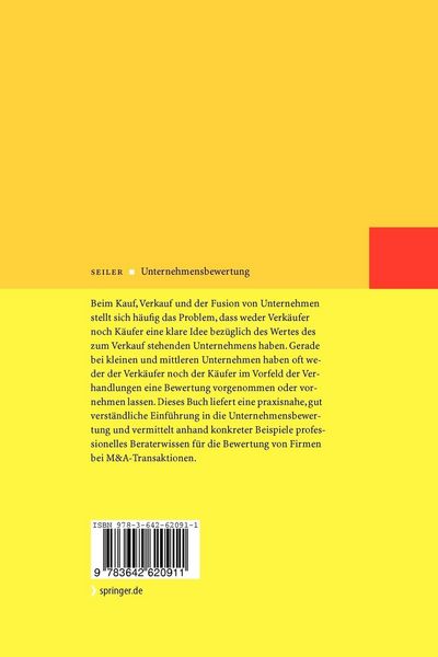 Produktbild: Unternehmensbewertung