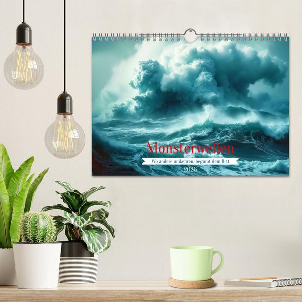Produktbild: Monsterwellen (Wandkalender 2026 DIN A4 quer), CALVENDO Monatskalender