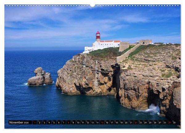 Produktbild: Algarve (hochwertiger Premium Wandkalender 2026 DIN A2 quer), Kunstdruck in Hochglanz