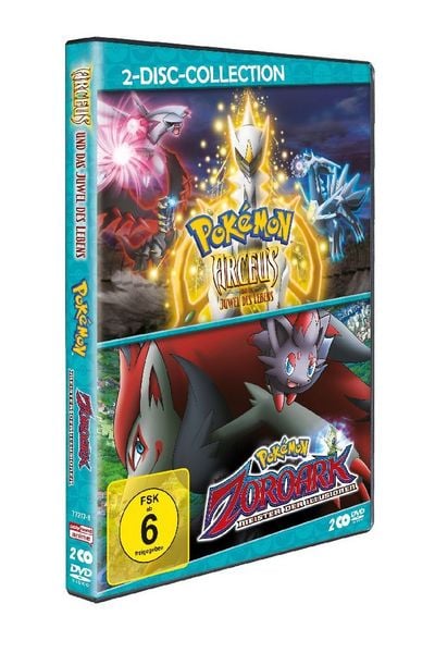 Produktbild: Pok&eacute;mon - Arceus und das Juwel des Lebens / Zoroark: Meister der Illusionen LTD. [2 DVDs]
