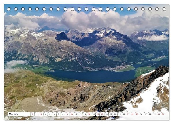 Produktbild: Majest&auml;tische Alpen (Tischkalender 2026 DIN A5 quer), CALVENDO Monatskalender