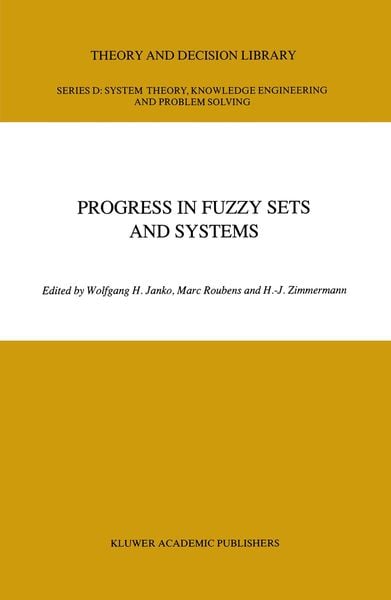 Produktbild: Progress in Fuzzy Sets and Systems