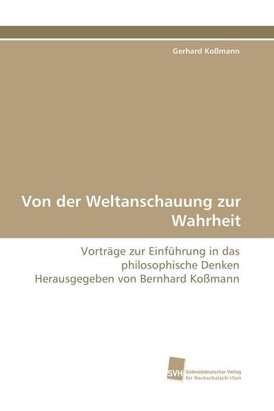 Produktbild: Von der Weltanschauung zur Wahrheit