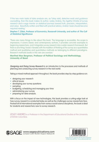Produktbild: Designing and Doing Survey Research