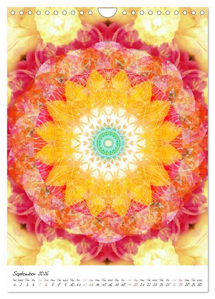 Produktbild: MANDALA COMPOSITIONS (Wall Calendar 2026 DIN A4 portrait), CALVENDO 12 Month Wall Calendar
